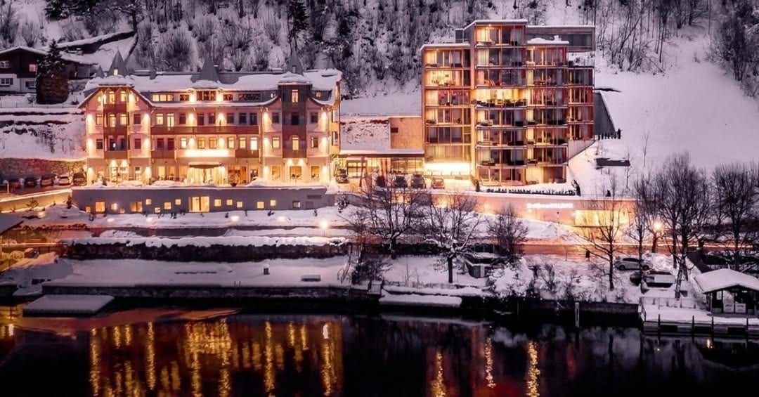 Hotel im Winter